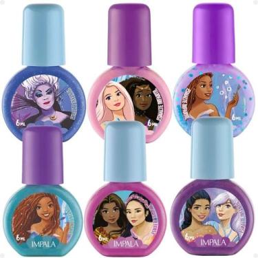 Imagem de Kit Impala Disney A Pequena Sereia: 6 Esmaltes Infantil 6ml