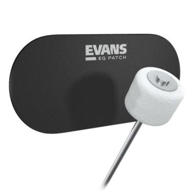 Imagem de Pad Protetor para Pele de Bumbo EQPB2 Pedal Duplo Preto Evans