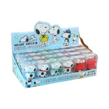Imagem de Apontador De Lápis Mini Snoop Y Anime Fofo, 6-24 Peças, Portátil, De U
