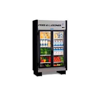 Imagem de Expositor de Frios e Laticínios 2 Portas Fortsul EAS 102 RT BLACK 450L Preto 220V