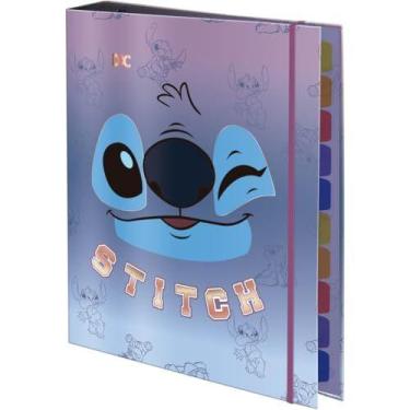Imagem de Fichario Colegial 1/4 Stitch 48F C/Elastico - DAC