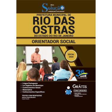 Imagem de Apostila Prefeitura Rio Das Ostras Rj - Orientador Social