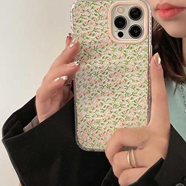 Imagem de Capa de telefone de silicone macio transparente fashion flor roxa para iphone 13 11 12 pro max xs max x xr 7 8 plus, amarelo, para iphone 7plus ou 8plus