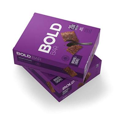 Imagem de BOLD BAR - Barra de proteína (0% açúcar, 18 g proteínas, sem glúten) - 12 unidades x 60g (BROWNIE & CRISPIES)