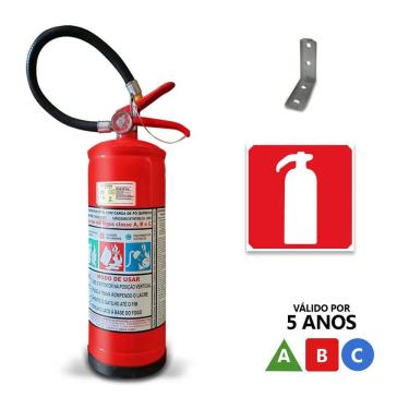 Imagem de Extintor ABC 04kg - Validade 5 Anos