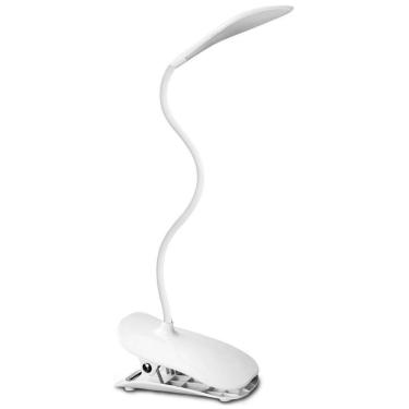 Imagem de Luminária Articulada De Mesa Led Garra Branca