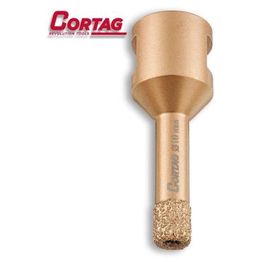 Imagem de Serra Copo Diamantada 10 Mm P/esmerilhadeira Cortag