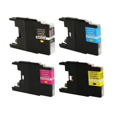 Imagem de Kit 4 Cartuchos De Tinta Compatível Novos Lc75, Lc79 J432W