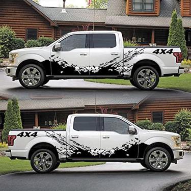 Imagem de TOYOREY Adesivo de carro 4 x 4 gráficos cross-country decalques de vinil acessórios de caminhão, para mitsubishi l200 toyota hilux tundra dodge ram navara