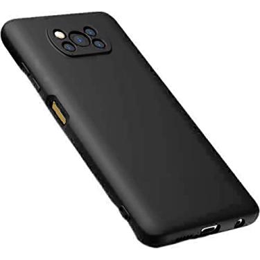 Imagem de Capinha Case Aveludada Premium Para Poco X3 - X3 NFC - X3 PRO (Preto)