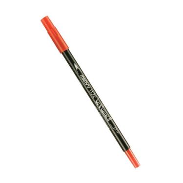 Imagem de UCHIDA Marcador de ponta extra fina Marvy Le Plume II com ponta dupla, suprimentos de arte, caqui