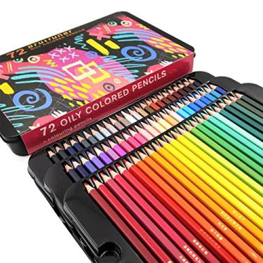 Imagem de JJMARY Caneta 520 Color Mark Caneta, 180 cores solúvel em água, lápis de cor, lápis de cor grafite, giz de cera, adequado para pintura, presentes, etc.