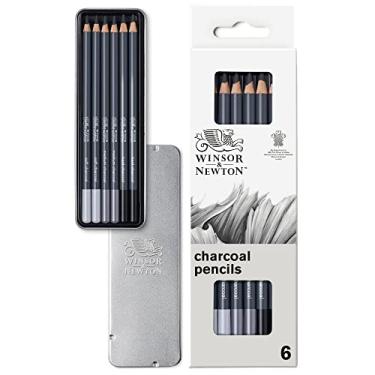 Imagem de Winsor & Newton Studio Collection Lápis de carvão, conjunto de 6