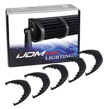 Imagem de Isoladores de borracha iJDMTOY de 5 peças, silenciadores de amortecedor de vibração de ruído compatíveis com a maioria dos 20 30 40 42 50 52 polegadas barra de luz de LED de fileira dupla (compatível com 14 pçs dissipadores de calor)