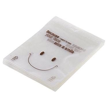 Imagem de Bolsas de plástico autoadesivas para doces da Lucky Fitness, 200 peças, adoráveis, sorrisos, festas, biscoitos, bolsas, embalagens de alimentos