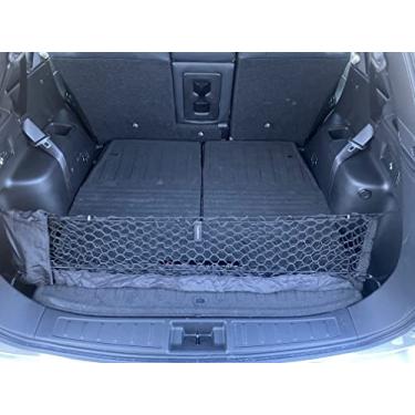Imagem de Rede de carga estilo envelope para porta-malas Mitsubishi Outlander ES SE Sel 2022 - Organizador e armazenamento premium de porta-malas - Rede de bagagem para crossover - Melhor organizador de carro para Mitsubishi Outlander