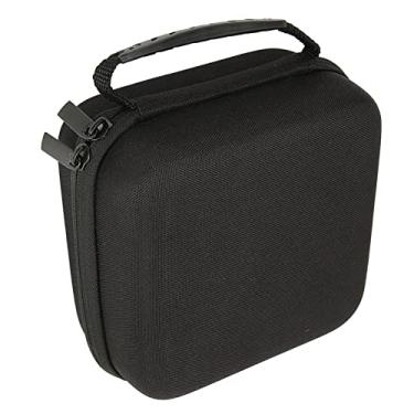 Imagem de Estojo de transporte portátil para TV OS X, cabo de borracha resistente com acabamento em EVA, design de bolso de malha interna 300 graus com zíper, bolsa de armazenamento para TV OS X
