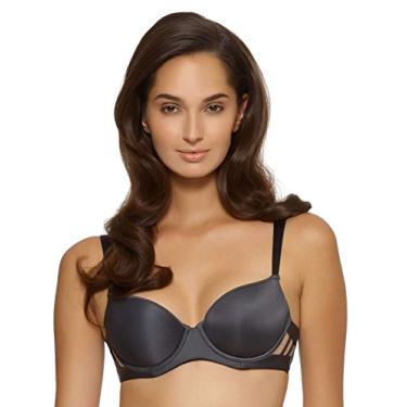Imagem de Felina Sutiã para camiseta Unveiled Entre Doux Refined, Preto, cinza, 32DDD