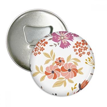 Imagem de Abridor de garrafas de tinta com flor de pétala e ímã de geladeira emblema multifuncional