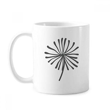 Imagem de Caneca com contorno de dente-de-leão de cerâmica cerâmica xícara de café porcelana louça