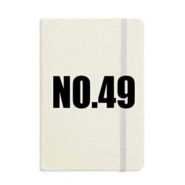 Imagem de Lucky No.49 Número Nome Notebook Capa Rígida Diário Clássico A5 Presente