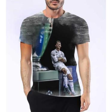 Imagem de Camisa Camiseta Cristiano Ronaldo Cr7 Jogador Futebol Hd 4 - Estilo Kr