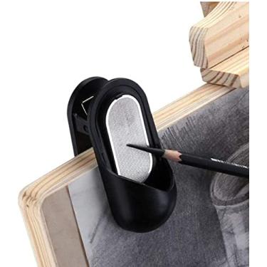 Imagem de 2 Unidades Apontador De Lápis Apontador De Manivela Lápis De Cores Apontador De Ferramentas De Desenho Acessório De Pintura De Esboço Aluna Plástico Lixadeira Portátil