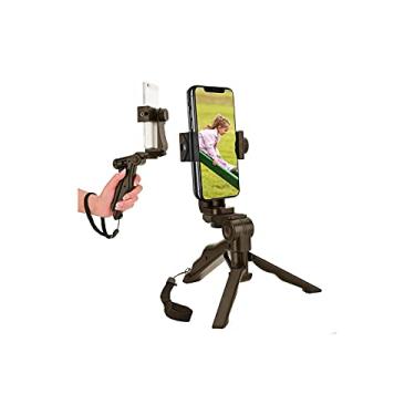 Imagem de V BESTLIFE estabilizador de gimbal portátil com tripé para smartphone, estabilizador de selfie leve
