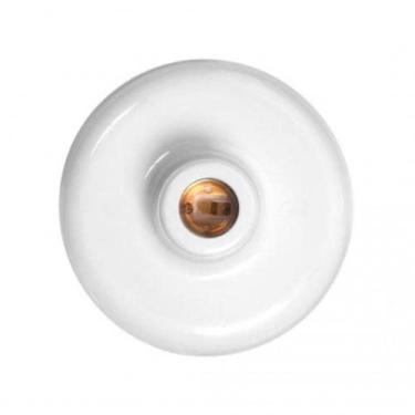 Imagem de Plafon Econômico em Louça Branco - Ilumi