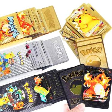 Kit Cartinhas Pokemon =60pctes Cards Bater Bafo Pokemon em