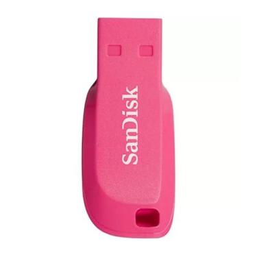 Imagem de Pen Drive 16Gb Usb 2.0 Cruzer Blade Rosa Pronta Entrega - Sandisck