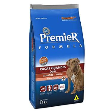 Imagem de Ração Premier Fórmula para Cães Adultos de Raças Grandes Sabor Frango Light, 15kg Premier Pet Raça Adulto,
