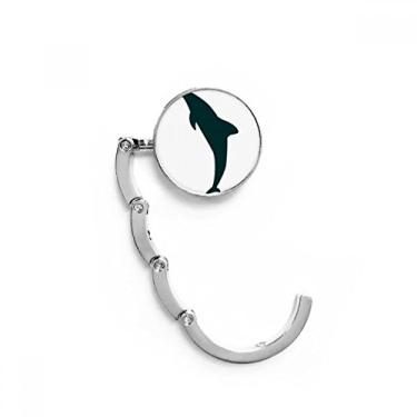 Imagem de Gancho de mesa de golfinho simplificado da Blue Ocean com fecho decorativo dobrável