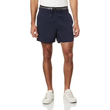 Imagem de Shorts cós com elastico, Calvin Klein, Masculino, marinho, G