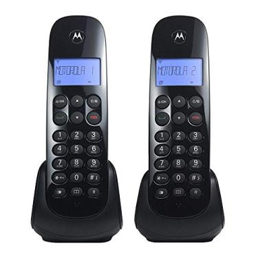 Imagem de Telefone sem Fio Motorola MOTO700-MRD2 +1 Ramal com Identificador de Chamadas Digital Preto