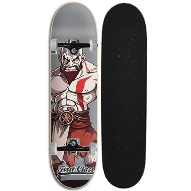 Imagem de Skate completo Street Iniciante First Class - Kratos
