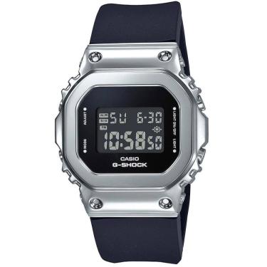 Imagem de Relógio CASIO G-SHOCK feminino prata espelhado GM-S5600-1DR