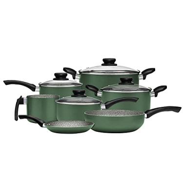Imagem de Panelux CONJUNTO PANELAS ALUMINIO 7 PCS ANTIADERENTE PRATA/VERDE MAXIMUM