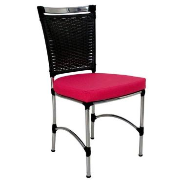 Imagem de Cadeira em Alumínio e Fibra Sintética JK Cozinha Edícula