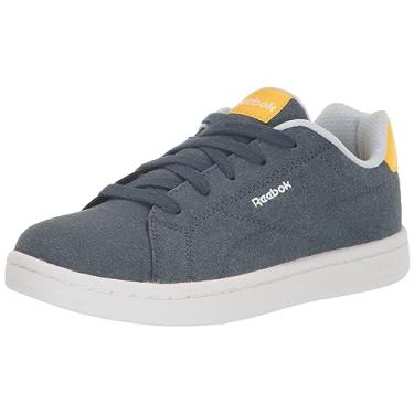 Imagem de Reebok Tênis infantil unissex Royal Complete Clean 2.0, Argolas azul/amarelo/azul, 18