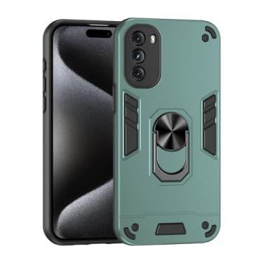 Imagem de Estojo Fino Compatible with Motorola Moto G 5G 2022 Phone Case with Kickstand & Shockproof Military Grade Drop Proof Protection Rugged Protective Cover PC Matte Textured Sturdy Bumper Cases (Size : D