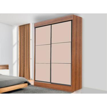 Imagem de O Roupeiro Solteiro Modelo San Diego possui um design inteligente.