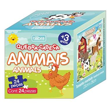 Imagem de Tilibra - Quebra-Cabeça 24 Peças Pedagógico - Corpo Humano, Animais e Emoções