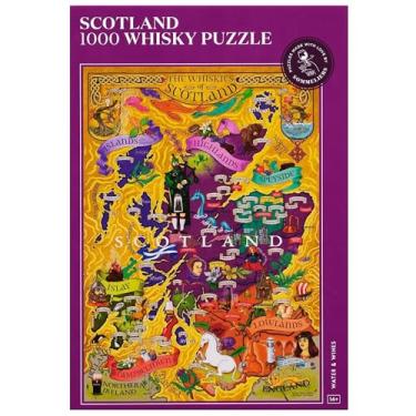 Imagem de WATER & WINES - Puzzle Scotland Whisky - 1000 Peças - Ilustrações Únicas - Adulto - Jigsaw