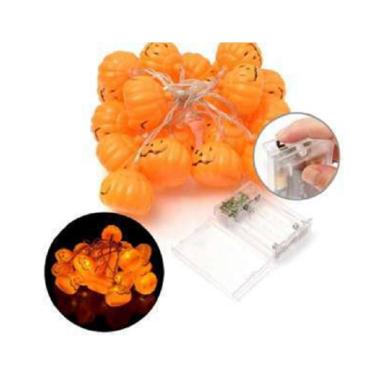 Imagem de Varal Led Abobora Decoração De Halloween Dia das Bruxas