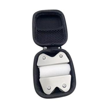 Imagem de Fancyes 2 pces verificador de retidão do taco de bilhar, ferramenta de verificação de teste de retidão do rolo do clube do snooker do taco de bilhar da