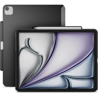 Imagem de SWITCHEASY CoverBuddy Lite para iPad Air M3 e M2 de 13 polegadas (2024-2025) - Capa compatível com teclado Magic e Smart Keyboard Folio - Preta