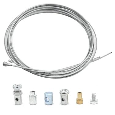 Imagem de Aynaxcol Kit de reparo universal do cabo do freio da embreagem do acelerador da motocicleta com substituição de bicos de braçadeira para Honda motocicleta ATV Motorcross bicicleta scooter bicicleta