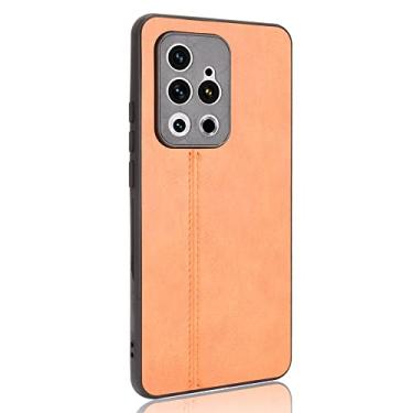 Imagem de Capa adequada para MEIZU 18 Pro capa de celular estilo couro escudo robusto 360° protege seu telefone capa de cor retrô para MEIZU 18 Pro