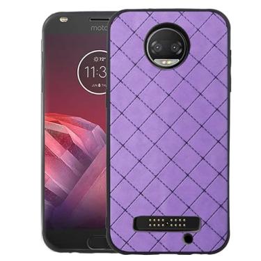 Imagem de ELISORLI Capa compatível com Moto Z2 Play, robusta, fina, fina, acessórios de celular antiderrapante de borracha TPU para celular Motorola MotoZ2Play Droid MotoZ2 2Play Z 2 2Z Z2play, mulheres,